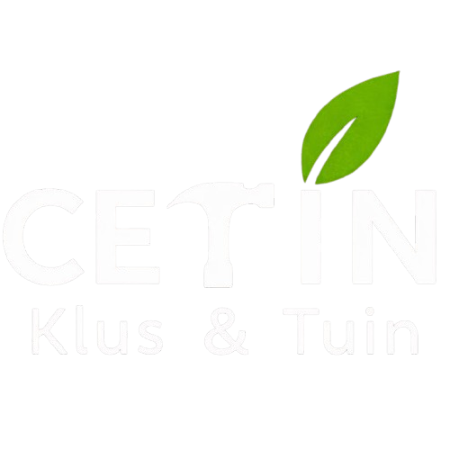 Logo klusentuin wit